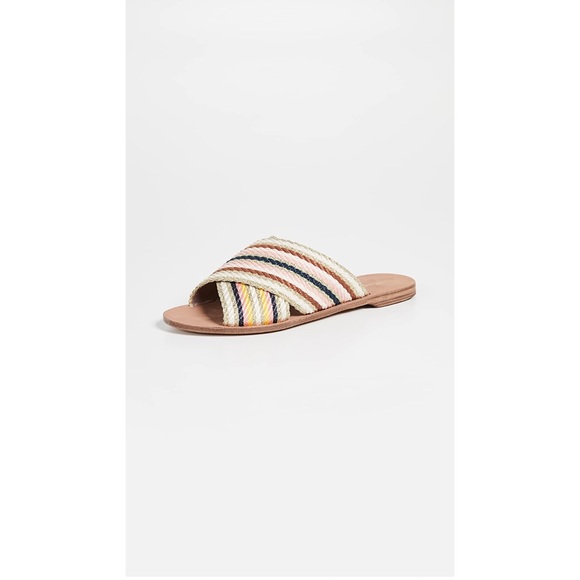 Diane con Furstenberg Cindy Slide Sandals, Ivory Multi, 39 - Picture 2 of 16